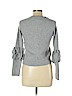 Magaschoni 100% Cashmere Gray Cashmere Pullover Sweater Size L - photo 2