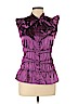 Charlotte Russe Purple Short Sleeve Blouse Size L - photo 1