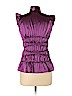 Charlotte Russe Purple Short Sleeve Blouse Size L - photo 2