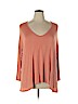 Lush Orange Long Sleeve Top Size XL - photo 1