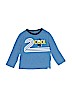 Gap Kids 100% Cotton Blue Long Sleeve T-Shirt Size 3 - photo 1