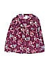 Carter's Floral Purple Long Sleeve Button-Down Shirt Size 5T - photo 1