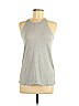 David Lerner Gray Sleeveless T-Shirt Size S - photo 1