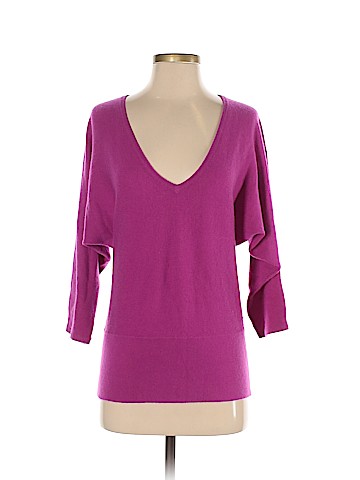 Aqua Cashmere Pullover Sweater (view 1)