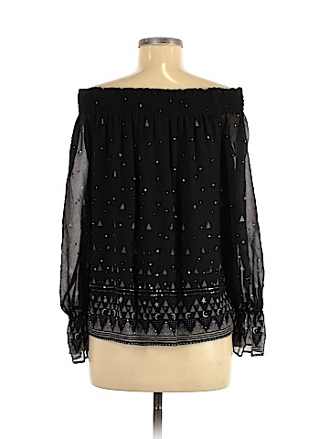 Joie Long Sleeve Silk Top (view 2)