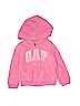 Gap Kids 100% Polyester Pink Zip Up Hoodie Size 3 - photo 1