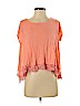 Freshman 1996 100% Rayon Orange Short Sleeve Top Size S - photo 1