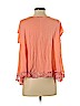Freshman 1996 100% Rayon Orange Short Sleeve Top Size S - photo 2