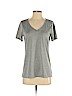 Nike 100% Polyester Gray Active T-Shirt Size M - photo 1