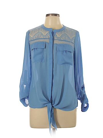 Candie's Long Sleeve Blouse (view 1)