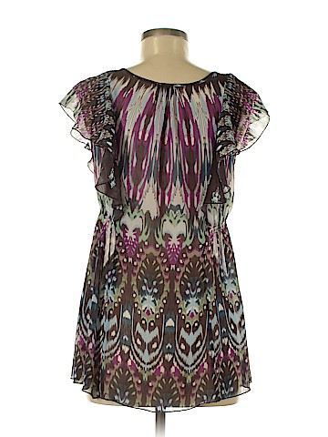 Charlotte Russe Short Sleeve Blouse (view 2)