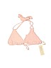 Tori Praver Pink Swimsuit Top Size L - photo 1