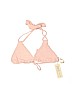 Tori Praver Pink Swimsuit Top Size L - photo 1