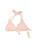 Tori Praver Pink Swimsuit Top Size L - photo 1