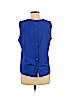 Cynthia Rowley TJX 100% Polyester Blue Sleeveless Blouse Size M - photo 2