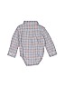 Janie and Jack 100% Cotton Plaid Blue Long Sleeve Button-Down Shirt Size 18-24 mo - photo 2