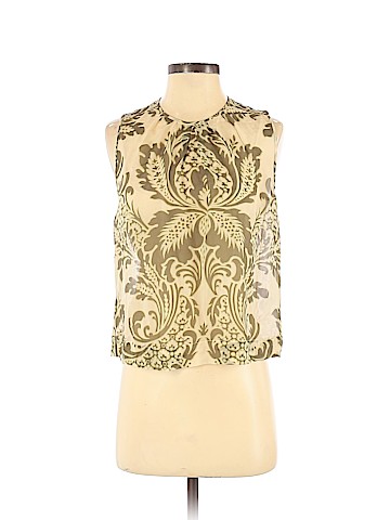 DKNY Sleeveless Silk Top (view 1)