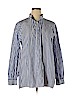 Gap 100% Cotton Blue Long Sleeve Blouse Size XL (tall) - photo 1