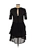 H&M 100% Cotton Black Casual Dress Size 8 - photo 2