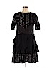 H&M 100% Cotton Black Casual Dress Size 8 - photo 1
