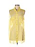 Equipment 100% Silk Yellow Sleeveless Silk Top Size M - photo 1