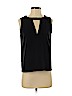 Zara 100% Polyester Black Sleeveless Blouse Size S - photo 1