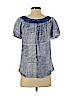 Lucky Brand 100% Cotton Blue Short Sleeve Blouse Size XS - photo 2