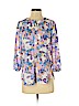 NYDJ Purple 3/4 Sleeve Blouse Size XS (petite) - photo 1