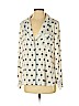L'academie los angeles 100% Polyester White Long Sleeve Blouse Size S - photo 1