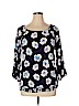 Old Navy 100% Rayon Purple 3/4 Sleeve Blouse Size XL - photo 1