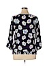Old Navy 100% Rayon Purple 3/4 Sleeve Blouse Size XL - photo 2