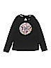 Justice Black Long Sleeve T-Shirt Size 14 - photo 1