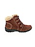 Earth Origins 100% Leather Brown Ankle Boots Size 6 1/2 - photo 1