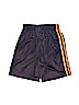 Adidas 100% Polyester Stripes Blue Athletic Shorts Size 5 - photo 2