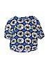 Marimekko for Target Print Blue Short Sleeve Blouse Size S (youth) - photo 1