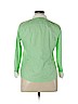 Talbots 100% Cotton Green Long Sleeve Button-Down Shirt Size 14 (petite) - photo 2