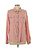 Universal Thread 100% Rayon Pink Long Sleeve Button-Down Shirt Size XL - photo 1