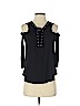 Iz Byer Black 3/4 Sleeve Top Size S - photo 1