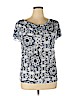 AGB Blue Short Sleeve Top Size XL - photo 1