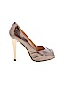 Giuseppe Zanotti 100% Patent Leather Gray Heels Size EU 37 - photo 1