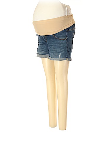 Indigo Blue Denim Shorts (view 1)