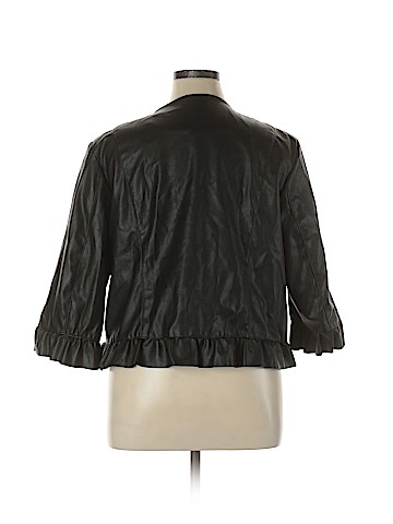 Roz & Ali Faux Leather Jacket (view 2)