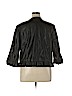 Roz & Ali 100% Polyurethane Black Faux Leather Jacket Size 1X - photo 2