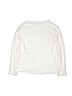 Zara Ivory Long Sleeve T-Shirt Size 8 - photo 2