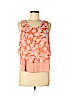 Lush 100% Polyester Pink Sleeveless Blouse Size M - photo 1
