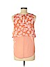 Lush 100% Polyester Pink Sleeveless Blouse Size M - photo 2