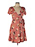 Heart Hips Pink Casual Dress Size L - photo 1