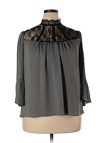 7th Avenue Design Studio New York & Company Long Sleeve Blouse (view 1)