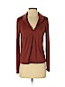 Zara Brown Long Sleeve Blouse Size S - photo 1