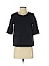 Club Monaco Black 3/4 Sleeve Top Size S - photo 1